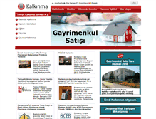 Tablet Screenshot of kalkinma.com